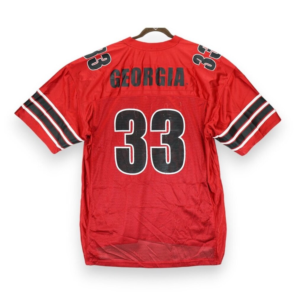 Team Pride Sportswear Georgia Bulldogs Football Jersey Mens XXL Red Allen #33‎